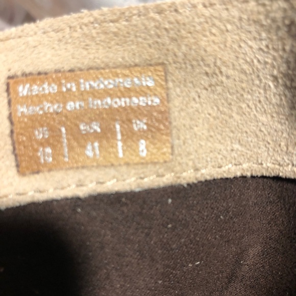 Aldo Contessina Suede Booties Fringe Wrap Size 10 - Picture 8 of 9